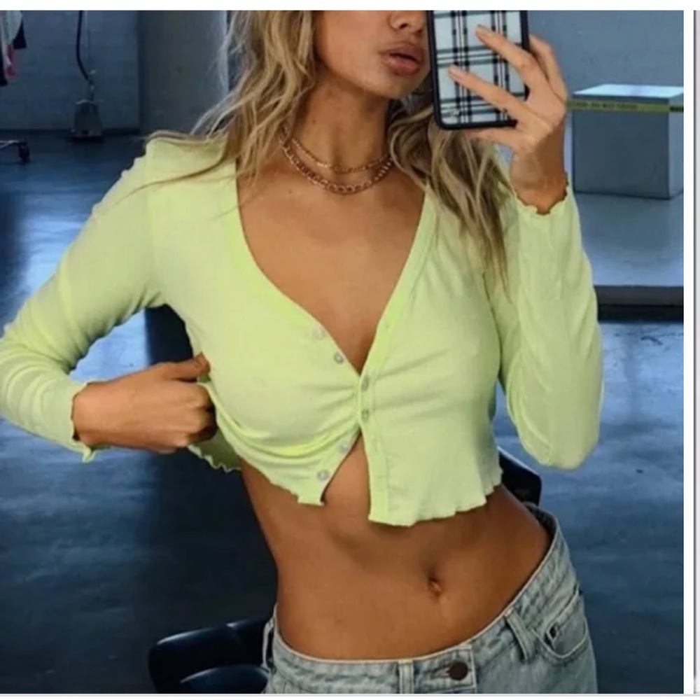 Princess Polly green “Pedro” top